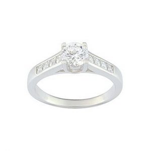 Bague argent empierré